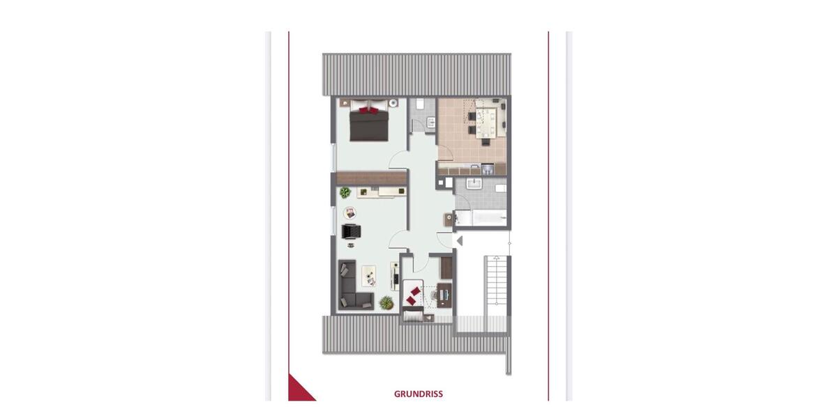Dachgeschoßwohnung Sundern (Sauerland) - 3 Zimmer, 70 m&sup2;, 650&euro; | Angebot:26699814