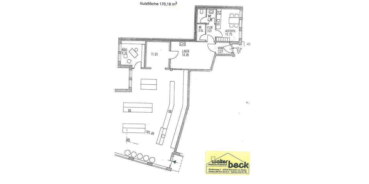 Gewerbeobjekt Kempten (Allgäu) - 2.380&euro; | Angebot:23871453