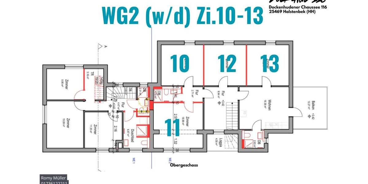 Wohnen auf Zeit Halstenbek - 1 Zimmer, 12 m&sup2;, 400&euro; | Angebot:26481987
