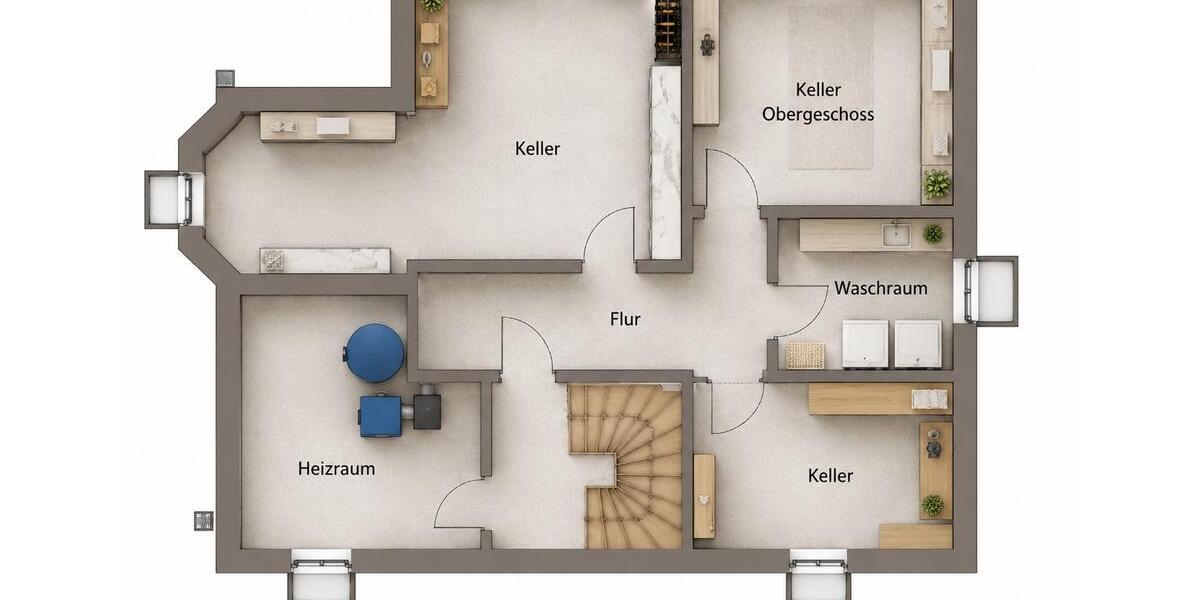 Etagenwohnung Kitzingen - 3 Zimmer, 80 m&sup2;, 1.050&euro; | Angebot:26656339
