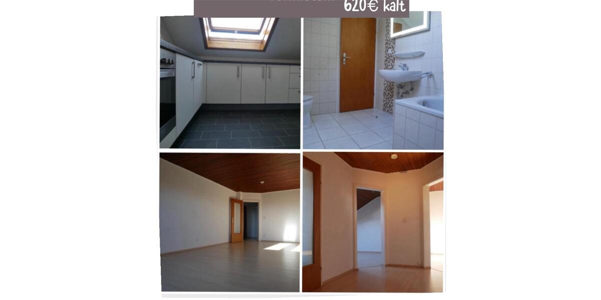 Dachgeschoßwohnung Rastatt - 2 Zimmer, 63 m&sup2;, 620&euro; | Angebot:25231304