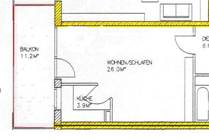 Wohnung München Thalkirchen-Obersendling-Forstenried-Fürstenried-S - 1 Zimmer, 47 m&sup2;, 1.000&euro; | Angebot:26696369