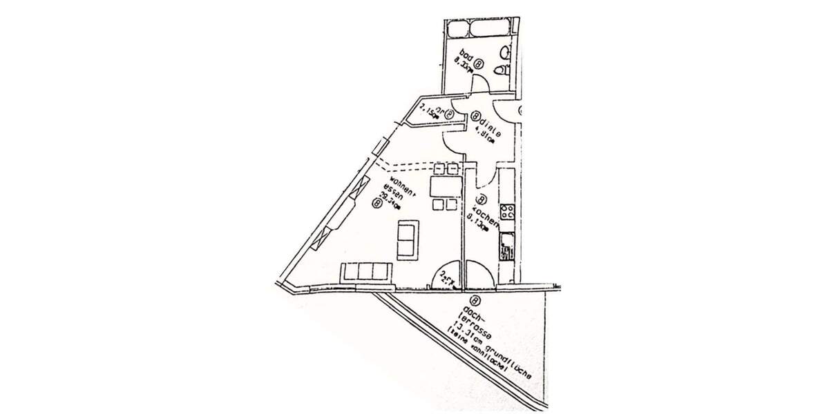 Etagenwohnung Essen Gerschede - 2 Zimmer, 68 m&sup2;, 700&euro; | Angebot:25158043