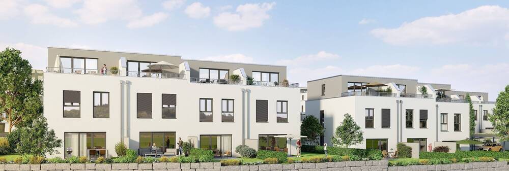 Reihenhaus mit Garten & Dachterrasse – sofort zur Miete oder zum Kauf verfügbar inkl. Carports
