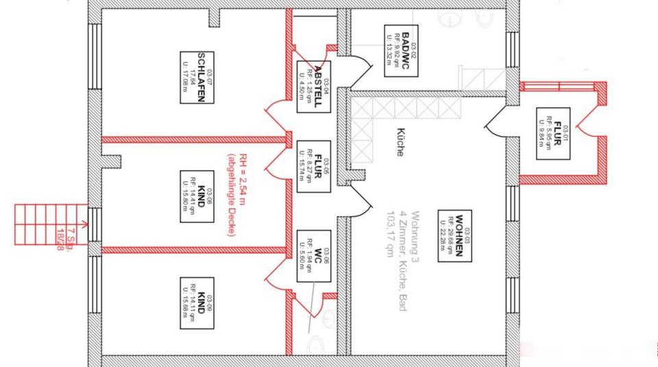 Erdgeschoßwohnung Hannover Linden-Limmer - 4 Zimmer, 108 m&sup2;, 1.080&euro; | Angebot:25648253