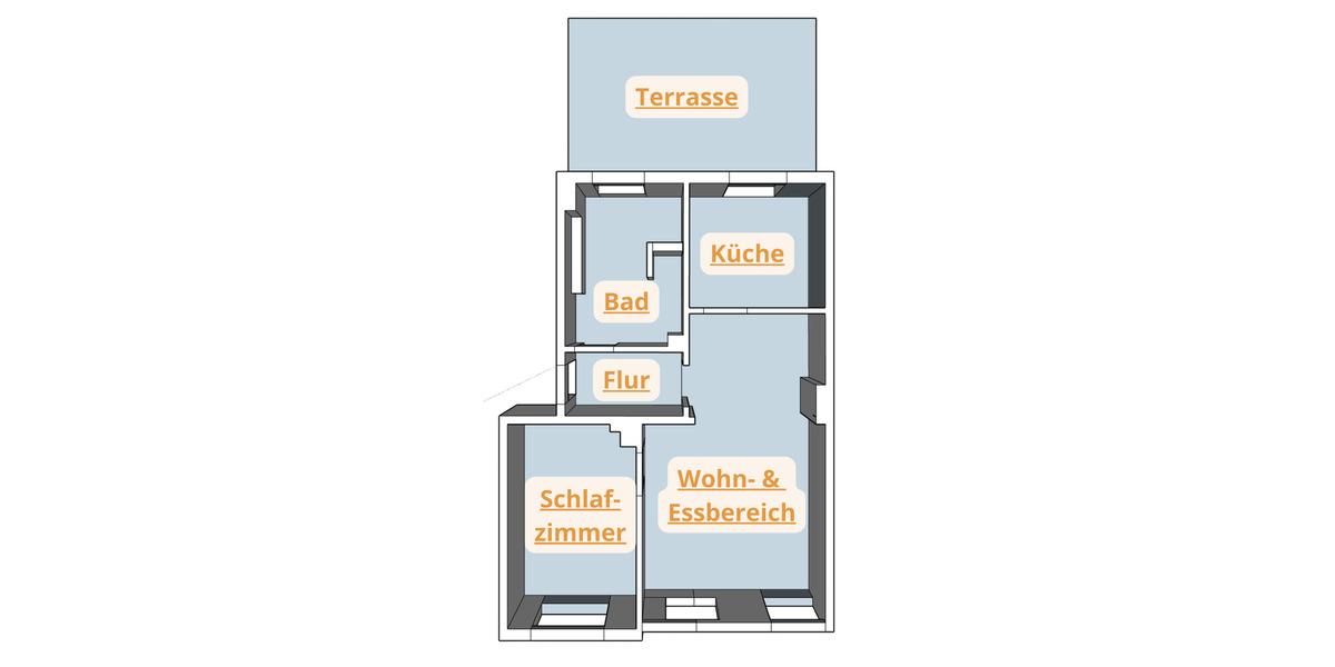 Erdgeschoßwohnung Itzehoe - 2 Zimmer, 55 m&sup2;, 750&euro; | Angebot:24569703