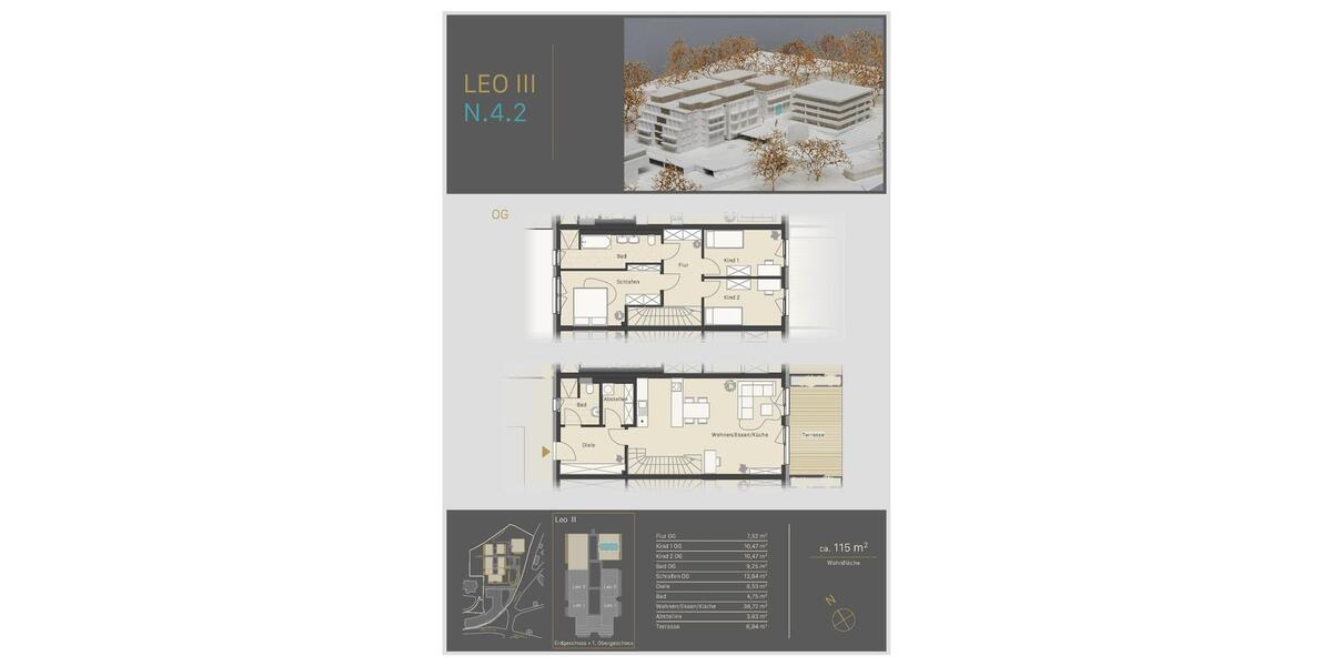 Maisonettenwohnung Coburg - 4 Zimmer, 115 m&sup2;, 1.550&euro; | Angebot:21296320