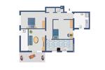 Etagenwohnung Dillenburg - 3.5 Zimmer, 87 m&sup2;, 820&euro; | Angebot:26661071