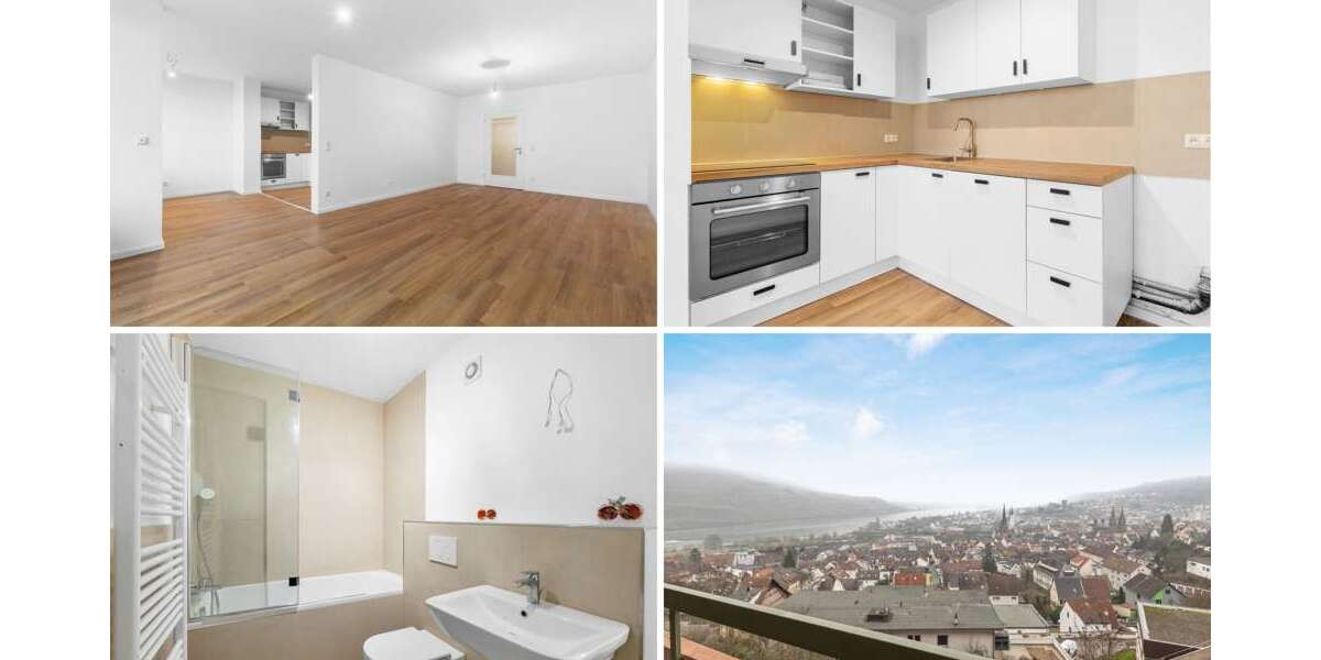 Etagenwohnung Bingen am Rhein - 3 Zimmer, 95 m&sup2;, 1.150&euro; | Angebot:24849706
