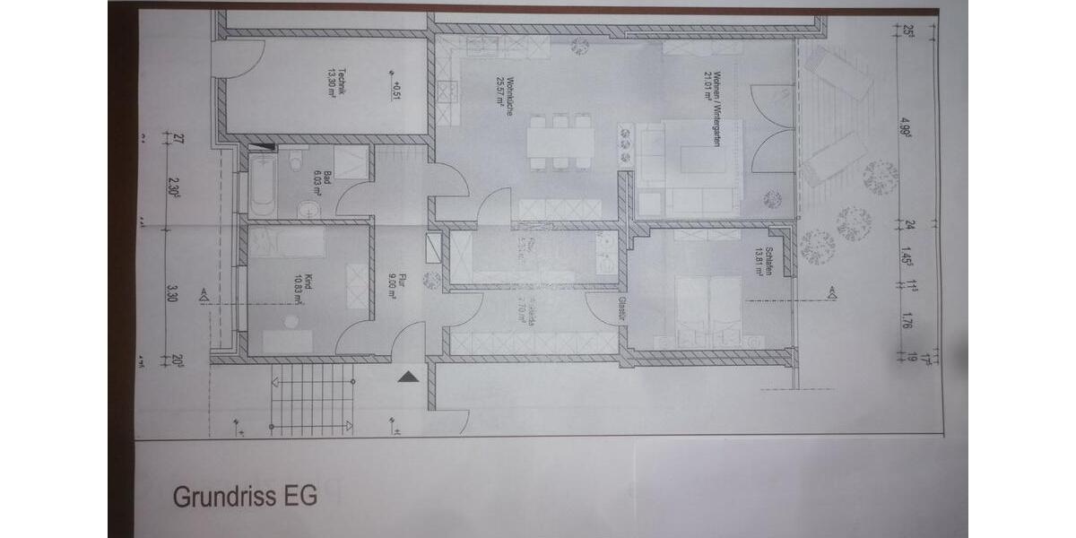 Erdgeschoßwohnung Bad Zwischenahn - 3 Zimmer, 103 m&sup2;, 1.320&euro; | Angebot:25221818