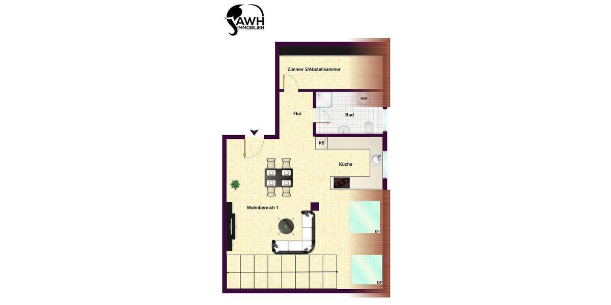 Etagenwohnung Crailsheim Roßfeld - 4 Zimmer, 105 m&sup2;, 1.000&euro; | Angebot:25896021