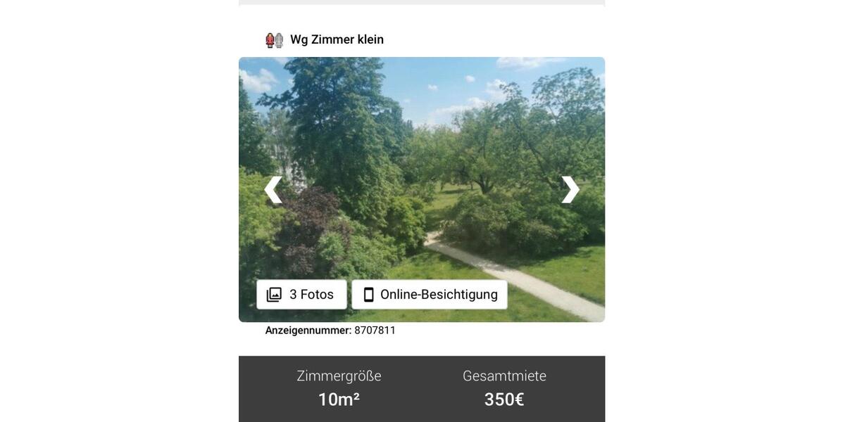 Wohnen auf Zeit Berlin Treptow-Köpenick - 1 Zimmer, 13 m&sup2;, 350&euro; | Angebot:26013331
