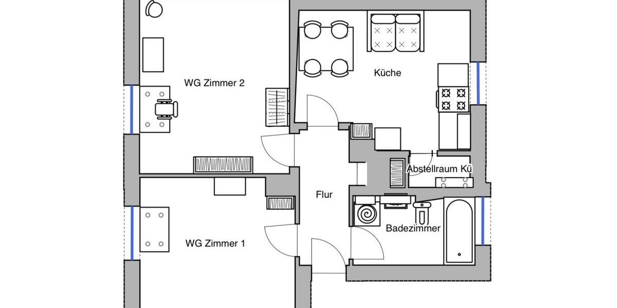 Wohnen auf Zeit Heidelberg Pfaffengrund - 1 Zimmer, 13 m&sup2;, 715&euro; | Angebot:26257818