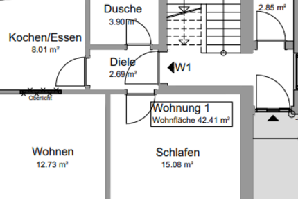 Wohnung zum Mieten in Eggenfelden 640 € 47.78 m² 2 zimmer