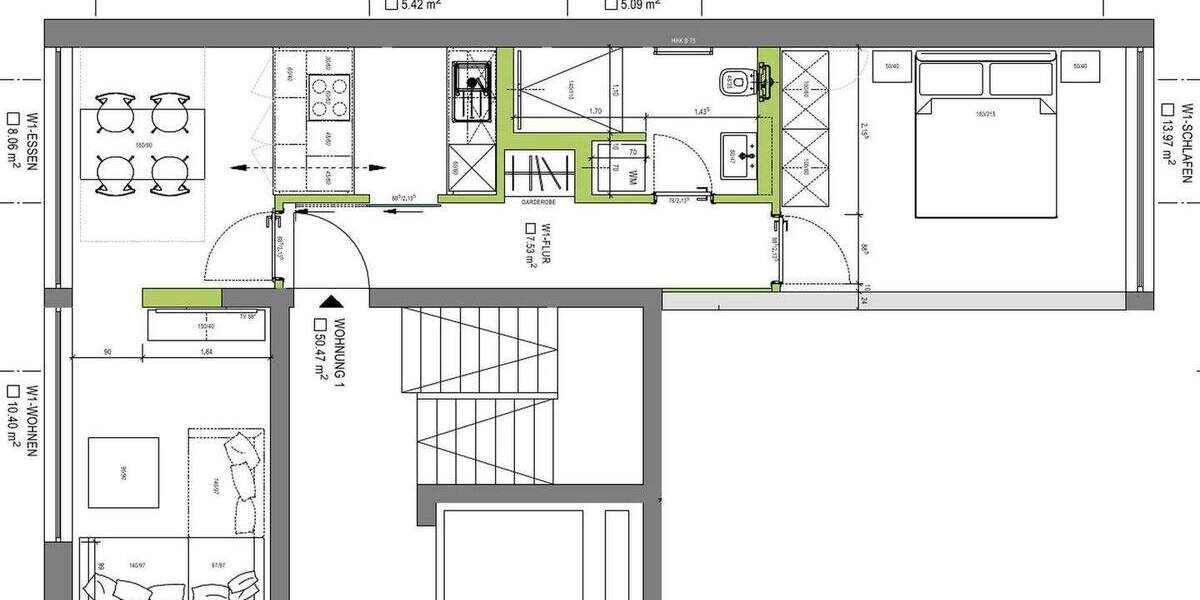 Etagenwohnung Enkenbach-Alsenborn Alsenborn - 2 Zimmer, 50 m&sup2;, 680&euro; | Angebot:25772449