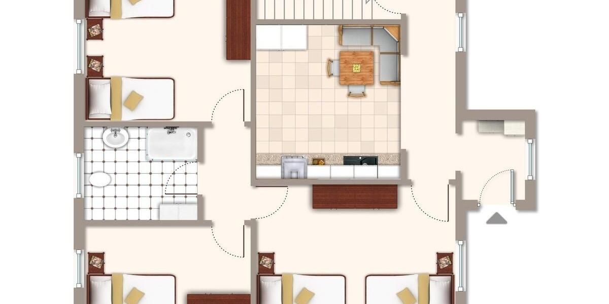 Wohnen auf Zeit Moers Rheinkamp - 3 Zimmer, 63 m&sup2;, 750&euro; | Angebot:23881241