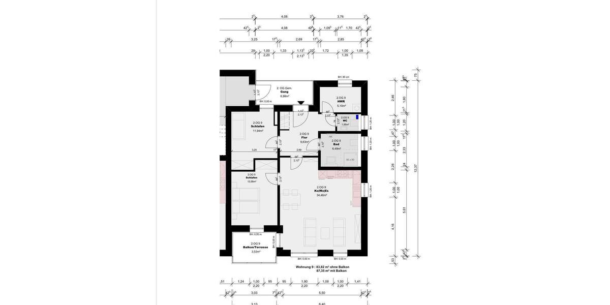 Etagenwohnung Lage - 2 Zimmer, 77 m&sup2;, 720&euro; | Angebot:25878177