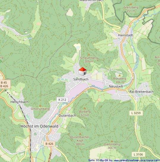 Etagenwohnung Breuberg / Sandbach Sandbach - 3 Zimmer, 115 m&sup2;, 1.300&euro; | Angebot:25802631