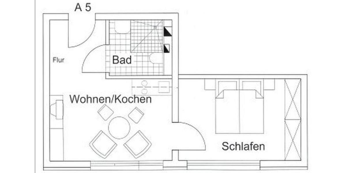 Etagenwohnung Eilenburg - 1 Zimmer, 23 m&sup2;, 330&euro; | Angebot:26041731