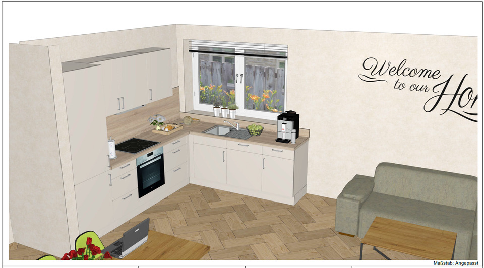 Etagenwohnung Bad Bentheim - 3 Zimmer, 86 m&sup2;, 1.080&euro; | Angebot:26561464