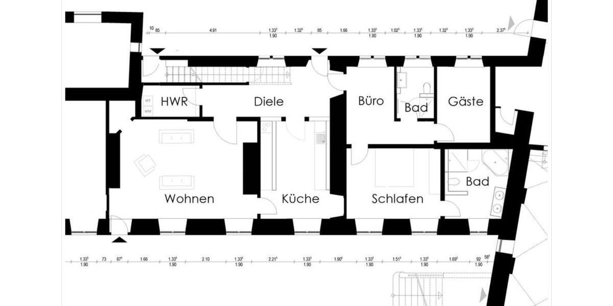 Erdgeschoßwohnung Herzebrock-Clarholz Clarholz - 3.5 Zimmer, 170 m&sup2;, 1.598&euro; | Angebot:25853488