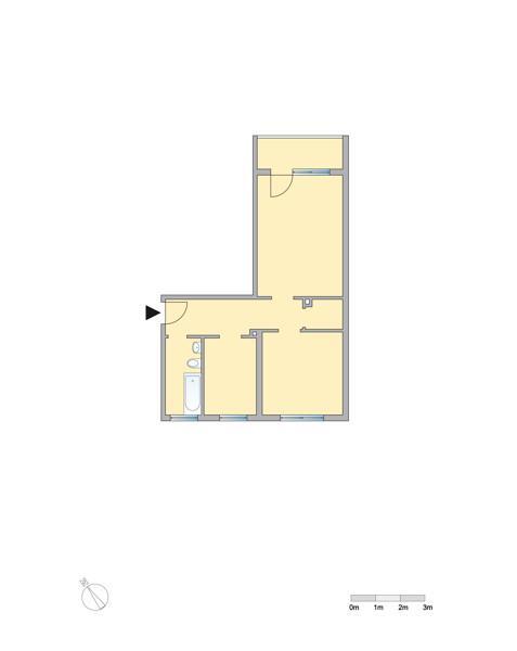 Ruhige 2-Zimmer-Wohnung mit Balkon -WBS erforderlich! zimmer