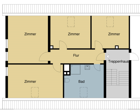 Zimmer Clausthal-Zellerfeld Zellerfeld - 3 Zimmer, 63 m&sup2;, 345&euro; | Angebot:25730072