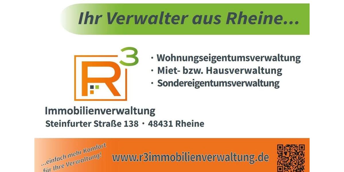 Etagenwohnung Salzbergen - 3 Zimmer, 97 m&sup2;, 760&euro; | Angebot:26380848