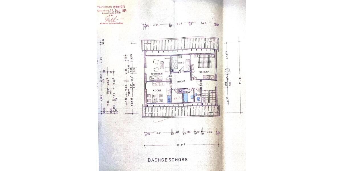 Dachgeschoßwohnung Großheubach - 3 Zimmer, 66 m&sup2;, 570&euro; | Angebot:26014473