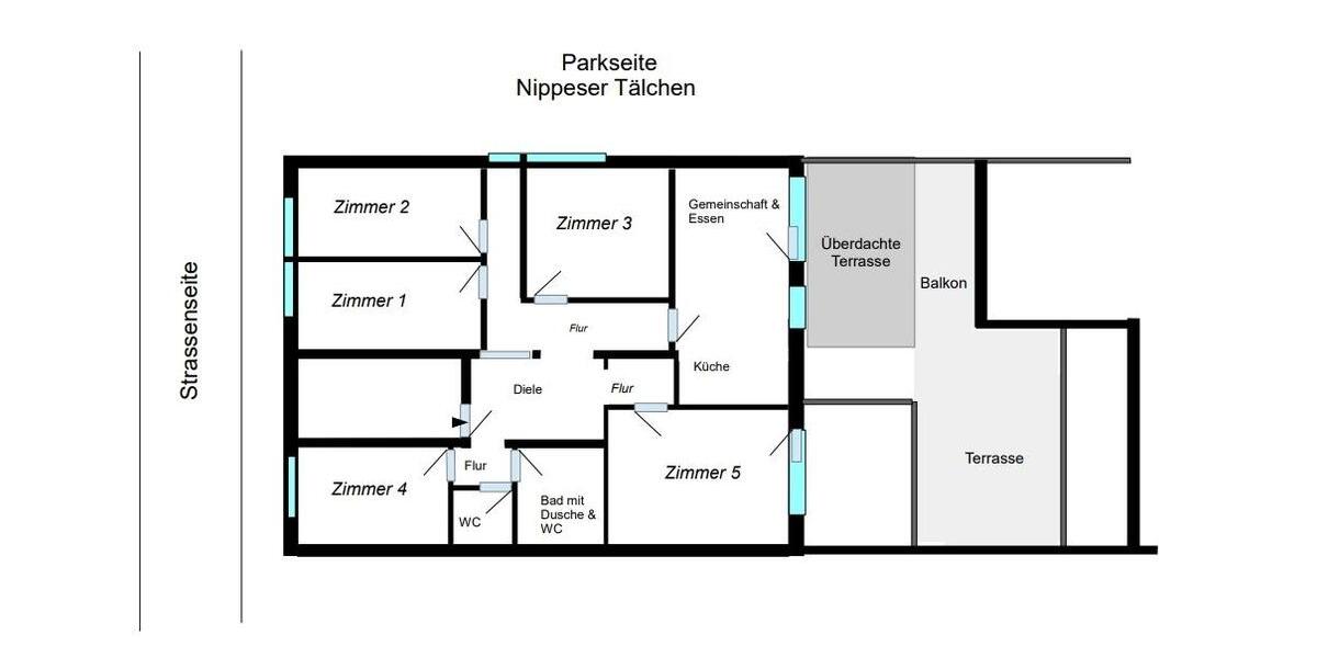 Wohnen auf Zeit Köln Nippes - 1 Zimmer, 13 m&sup2;, 550&euro; | Angebot:25396718