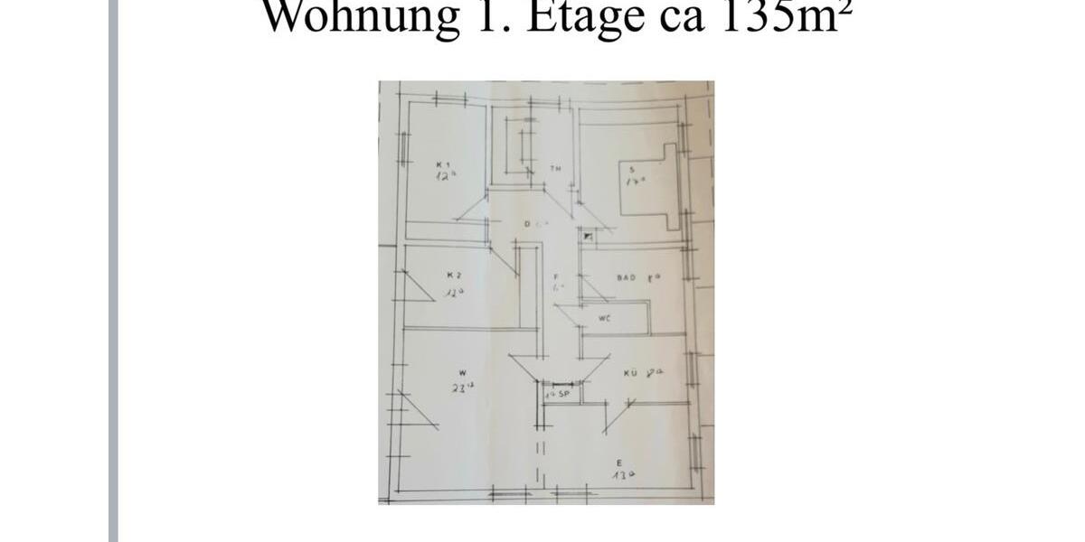 Etagenwohnung Kastellaun - 6 Zimmer, 200 m&sup2;, 1.800&euro; | Angebot:25046687