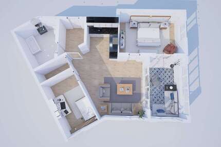 Wohnung zum Mieten in Darmstadt 1.380 € 75.37 m² 3 zimmer