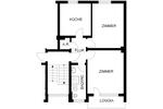 Etagenwohnung Hagen Hagen-Mitte - 2 Zimmer, 60 m&sup2;, 408&euro; | Angebot:26565245