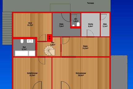 Wohnung Kulmbach Blaich - 4 Zimmer, 120 m&sup2;, 1.300&euro; | Angebot:24679925