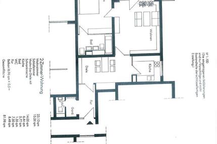 Wohnung Buseck - 2 Zimmer, 83 m&sup2;, 650&euro; | Angebot:27626384