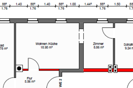 Wohnung Oelsnitz Voigtsberg - 2 Zimmer, 54 m&sup2;, 350&euro; | Angebot:27212219