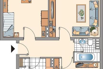 Wohnung Mönchengladbach Nord - 3 Zimmer, 72 m&sup2;, 709&euro; | Angebot:25268206