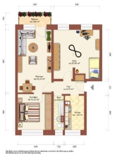 Etagenwohnung Löbau Altlöbau - 3 Zimmer, 72 m&sup2;, 456&euro; | Angebot:23967645