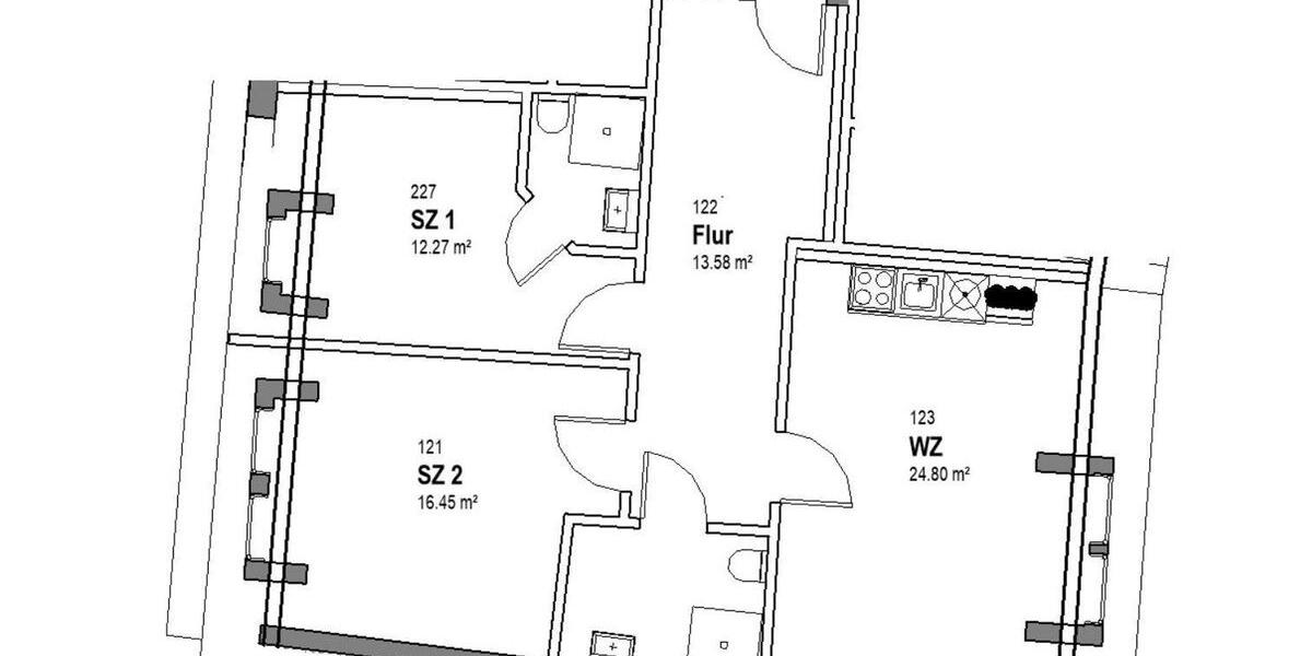 Etagenwohnung Rüdesheim am Rhein - 3 Zimmer, 76 m&sup2;, 1.080&euro; | Angebot:26091013