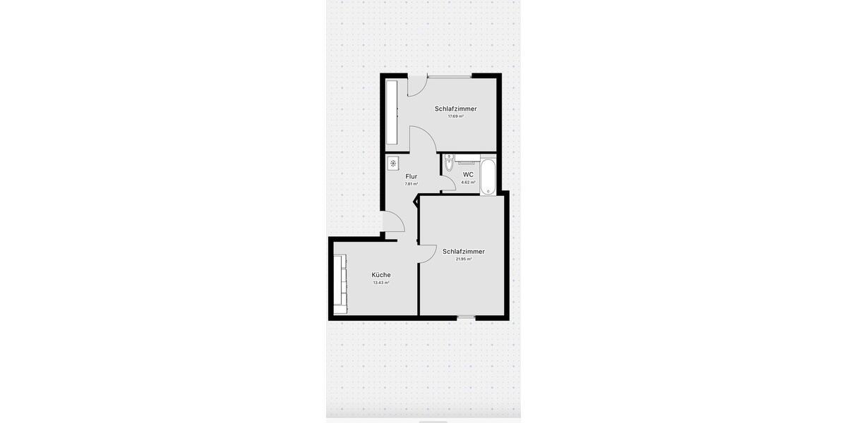 Etagenwohnung Hamburg Billstedt - 1 Zimmer, 21 m&sup2;, 690&euro; | Angebot:26637046