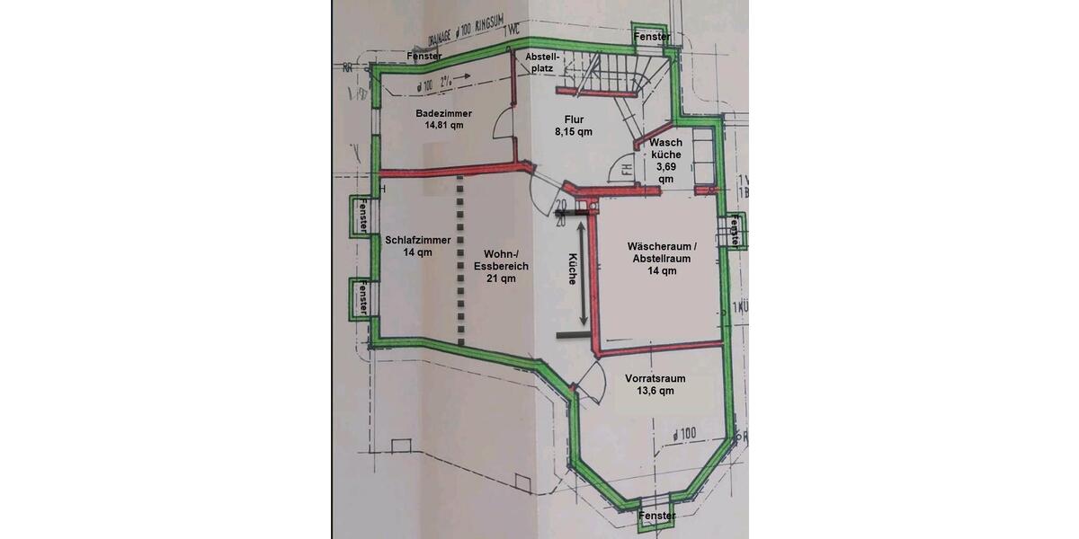 Etagenwohnung Neckarsulm - 2.5 Zimmer, 89 m&sup2;, 930&euro; | Angebot:26671621