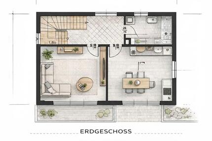 Haus Dickenschied - 4 Zimmer, 100 m&sup2;, 750&euro; | Angebot:26126899