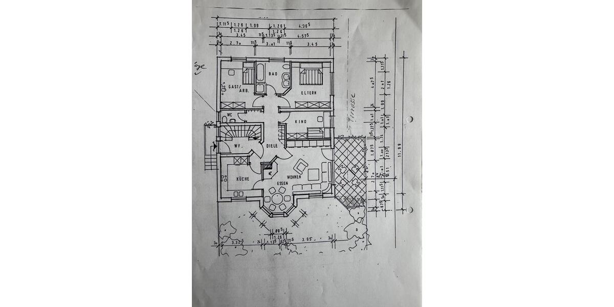 Erdgeschoßwohnung Biebergemünd - 4.5 Zimmer, 96 m&sup2;, 1.400&euro; | Angebot:26630955