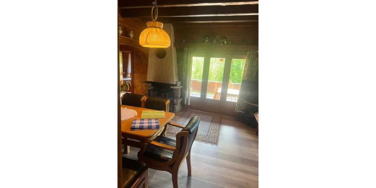 Harz Ferienhaus Blockhaus 6 Pers +Hund 2 Kamine gr Grundst. süd H 4 zimmer