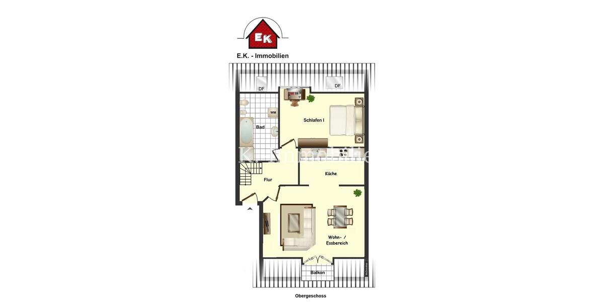 Etagenwohnung Esterwegen - 3 Zimmer, 70 m&sup2;, 520&euro; | Angebot:26545466
