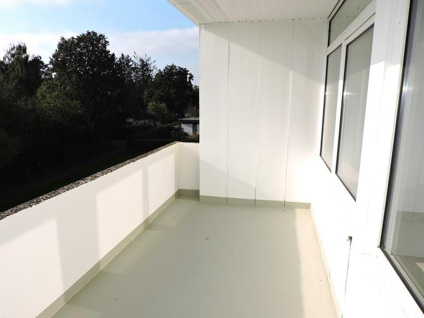 Renovierte drei Zimmer Wohnung mit großem Balkon frei!