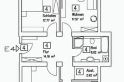 Wohnung Grasleben - 4 Zimmer, 94 m&sup2;, 670&euro; | Angebot:25901440