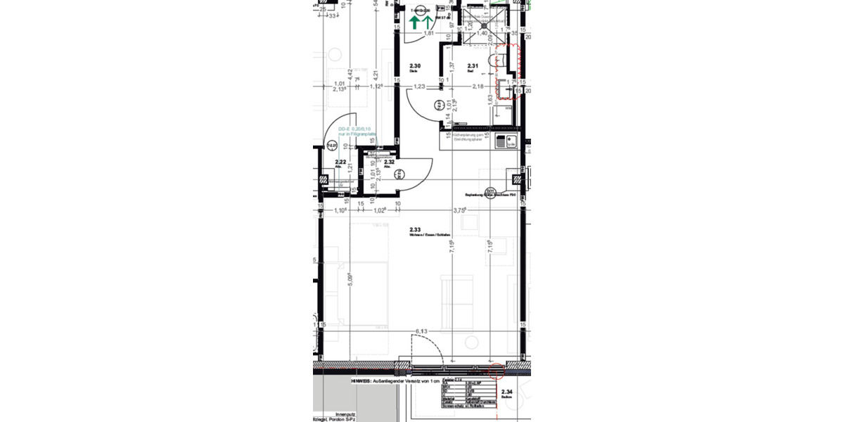 Etagenwohnung Pfaffenhofen an der Ilm - 2 Zimmer, 60 m&sup2;, 950&euro; | Angebot:24887374