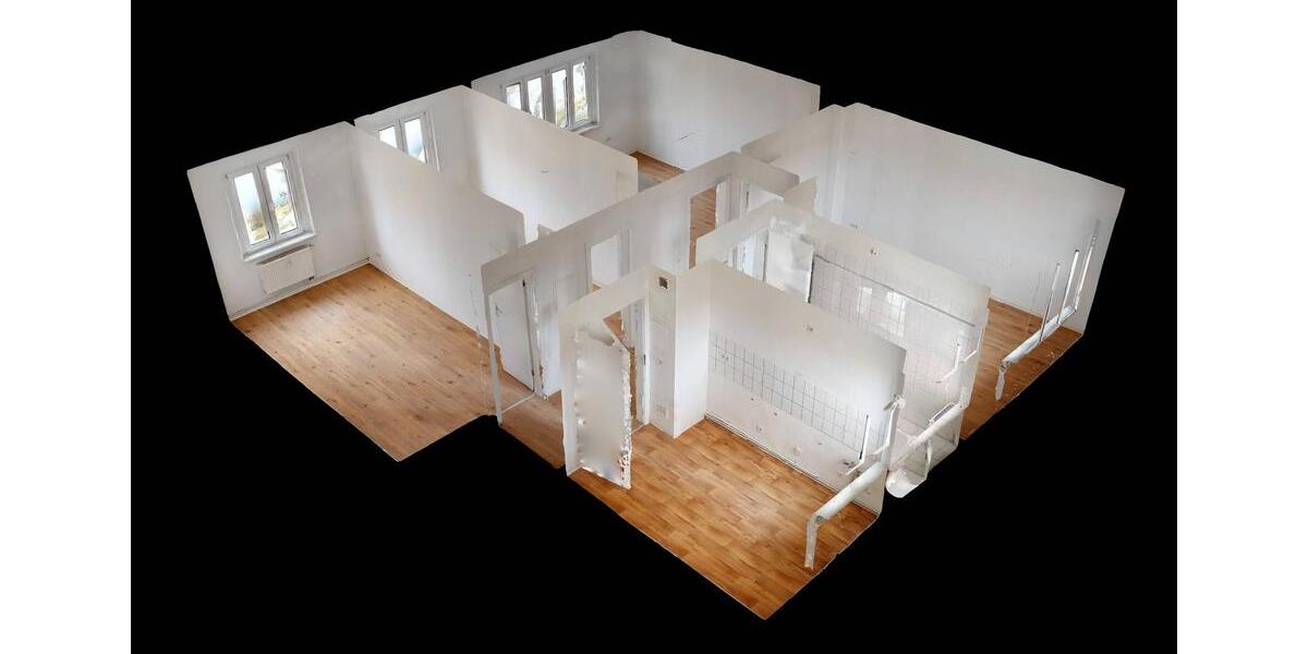 Etagenwohnung Wittenberg Lutherstadt - 4 Zimmer, 69 m&sup2;, 419&euro; | Angebot:25753557