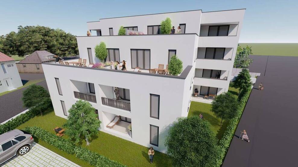 Neubau - ERSTBEZUG - 2 ZKB im EG